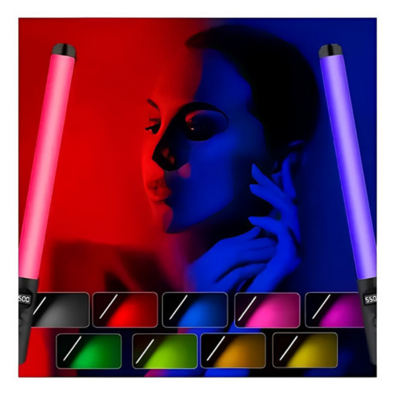 Bastão De Luz Preenchimento Rgb Fotográfico 3000k 6000k