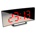 Despertador digital LED com tela curva