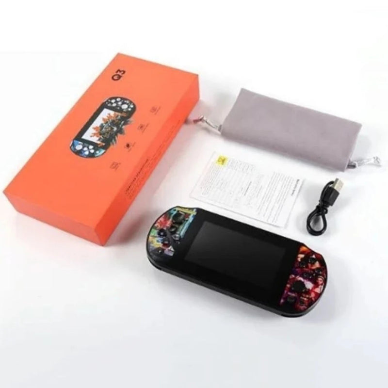 Mini Portable Video Game Console Q3 With PS1 Games, Portable Flats