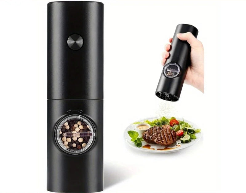 Moedor Elétrico de Sal Temperos Pimenta Condimentos Automáticos