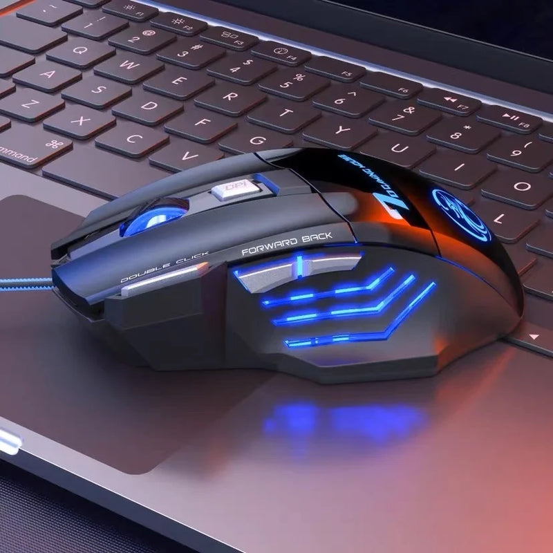 Mouse gamer para jogo computador 3200dpi com LED