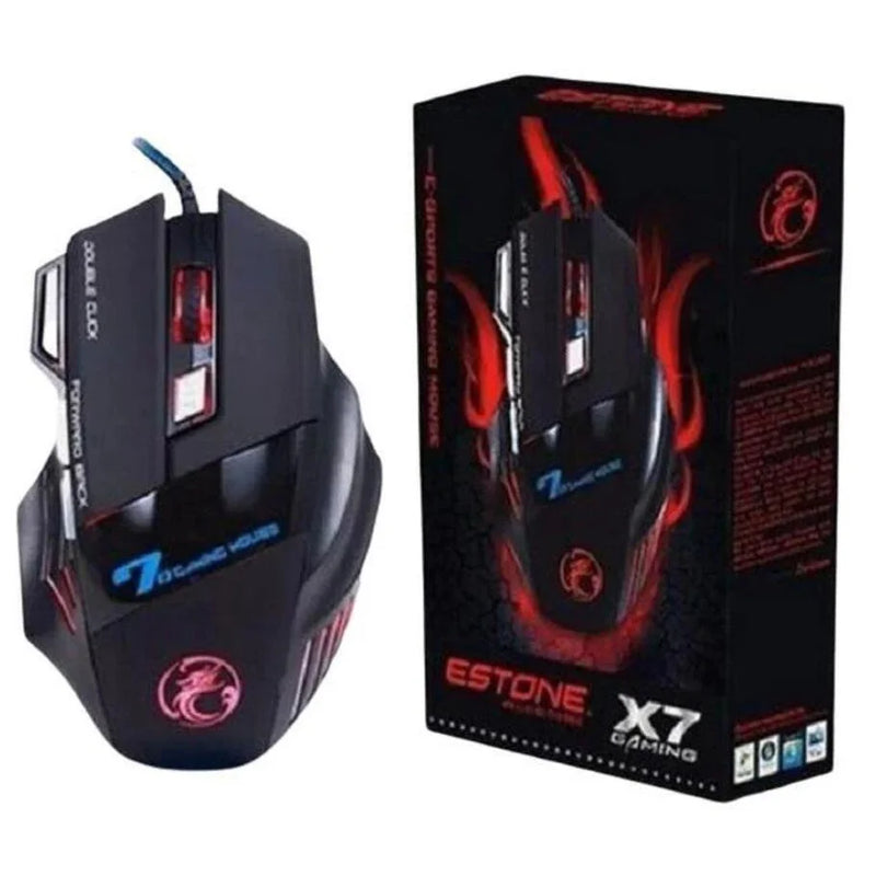 Mouse gamer para jogo computador 3200dpi com LED