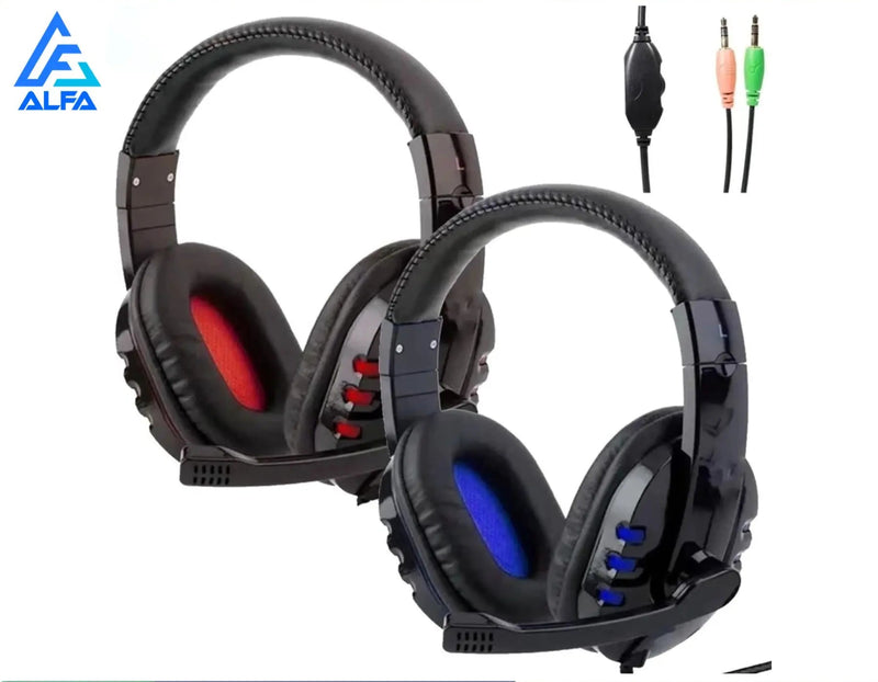 Fone Gamer A-302 P2 Microfone HeadPhone Para Ps4 De Jogo Com Fio