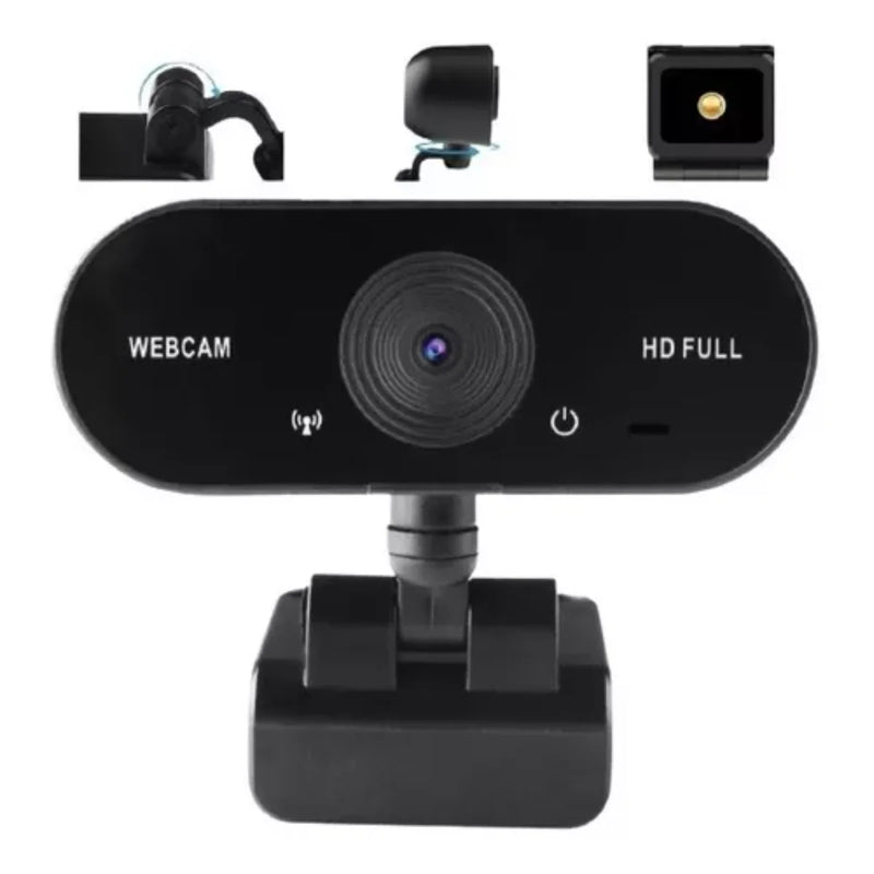 Webcam 1080p Full Hd Câmera Computador Microfone W18