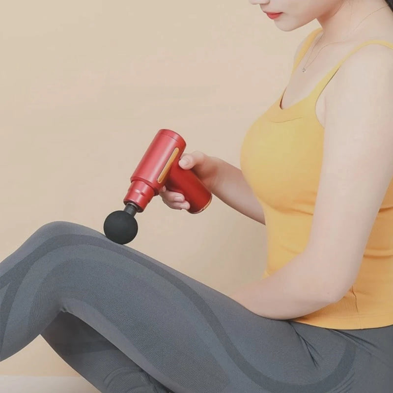 Mini Massageador Elétrico Profissional Muscular e Facial