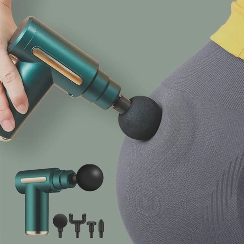 Mini Massageador Elétrico Profissional Muscular e Facial