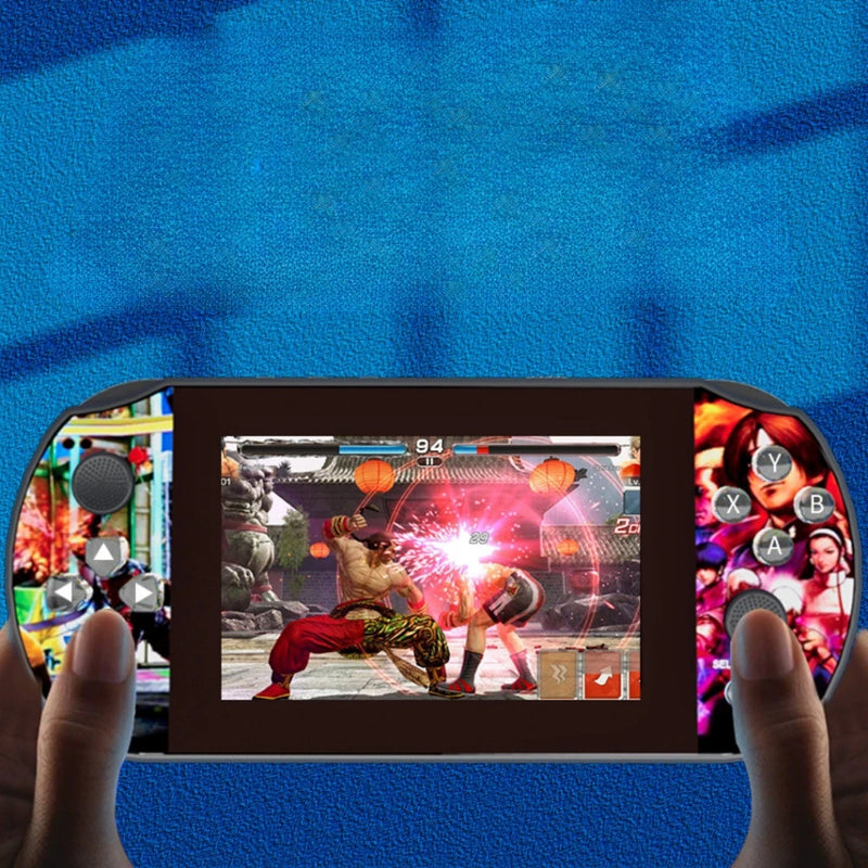 Mini Portable Video Game Console Q3 With PS1 Games, Portable Flats