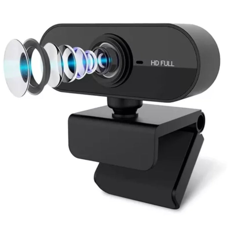 Webcam 1080p Full Hd Câmera Computador Microfone W18