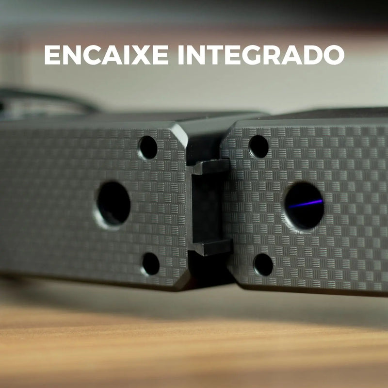 Caixa Som Gamer Caixinha Pc Computador Tv Potente Led Rgb P2