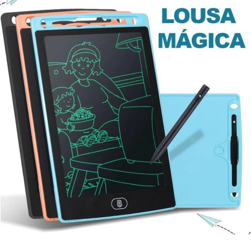 Tablet Lousa Digital Infantil LCD "8.5,10,12” com Caneta - Tablet para Desenho,(Cores Sortidas)