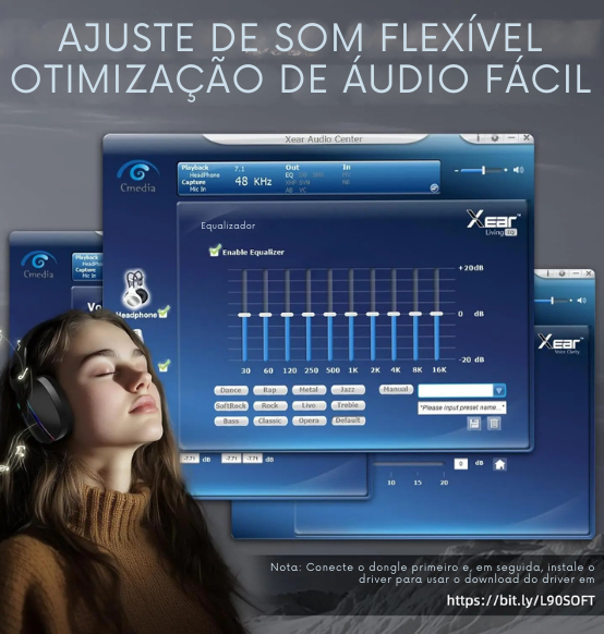 Headset Gamer ATTACK SHARK L90 Flexível, Destacável com Cancelamento de Ruído, RGB