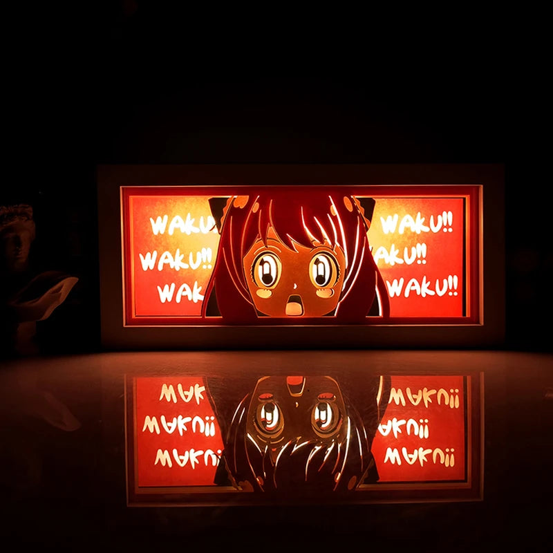 Caixa de Decoração estilo anime Dragon ball com controle remoto