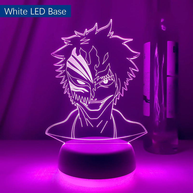Lâmpadas para Decoração de Quarto Luz Noturna Anime Bleach