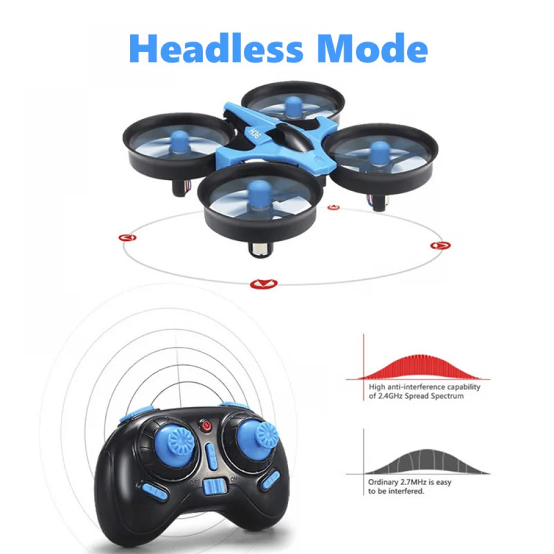 Mini Drone 4Ch 6-Axis Modo Helicóptero 360 Graus