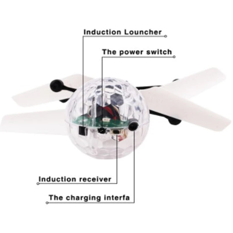 Brinquedos Kid Fly Ball Mini RC Drone