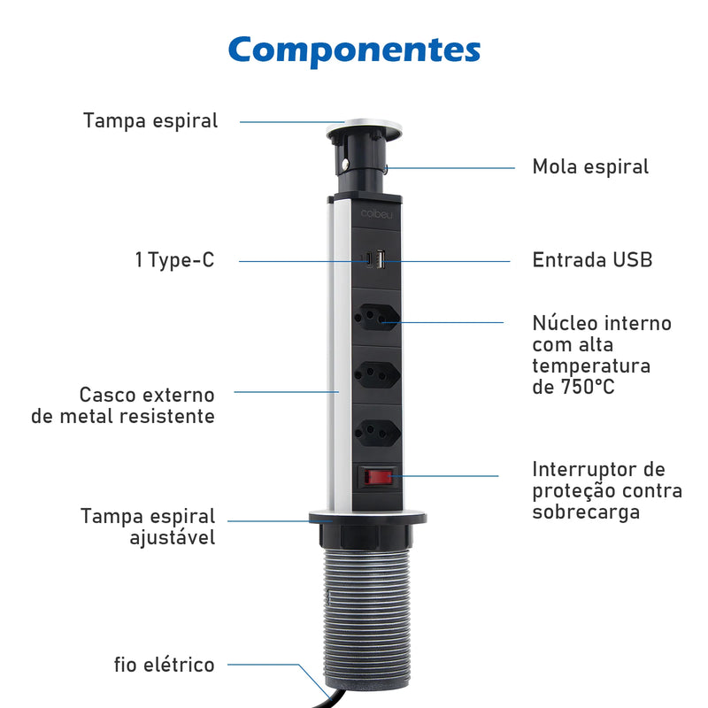adaptador de tomada, tomada de torre, tomada de interruptor
