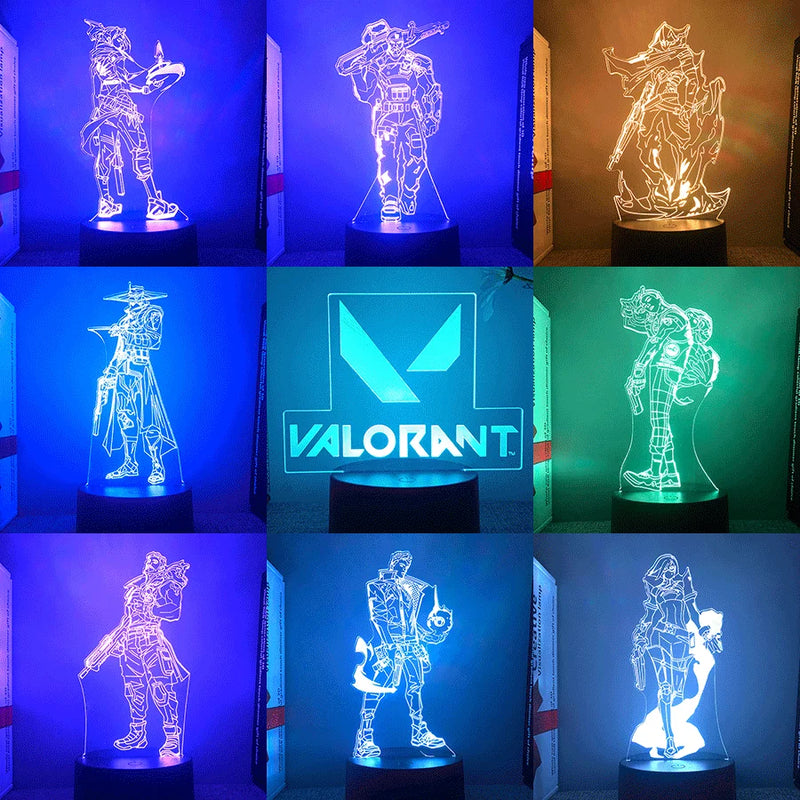 Lâmpada Led Para Decoração 23Modelos Figura 3d