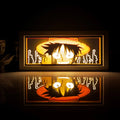 Caixa de Decoração estilo anime Dragon ball com controle remoto