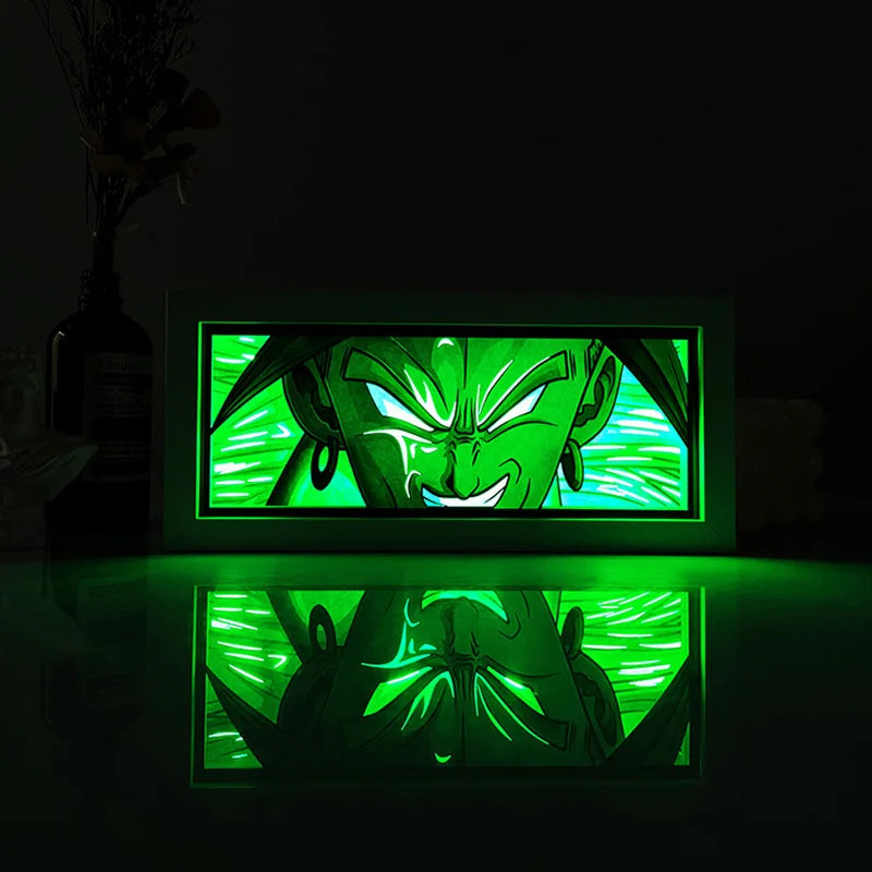 Caixa de Decoração estilo anime Dragon ball com controle remoto