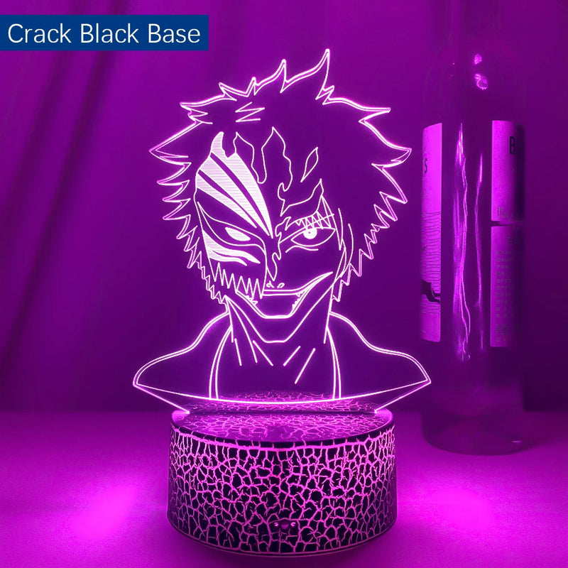 Lâmpadas para Decoração de Quarto Luz Noturna Anime Bleach