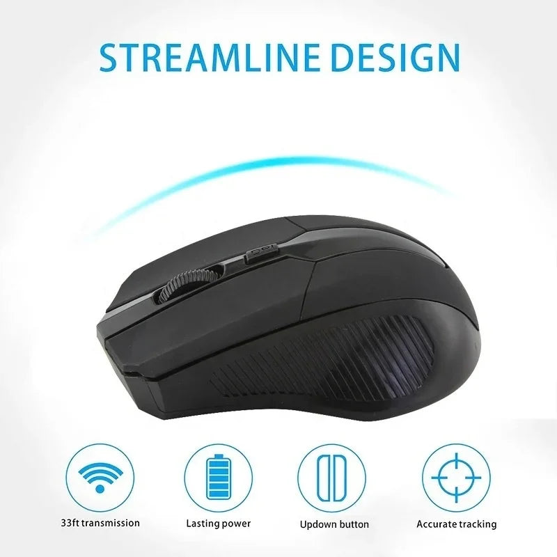 Mouse Sem Fio Para Notebook Pc Gamer Usb Optico G10