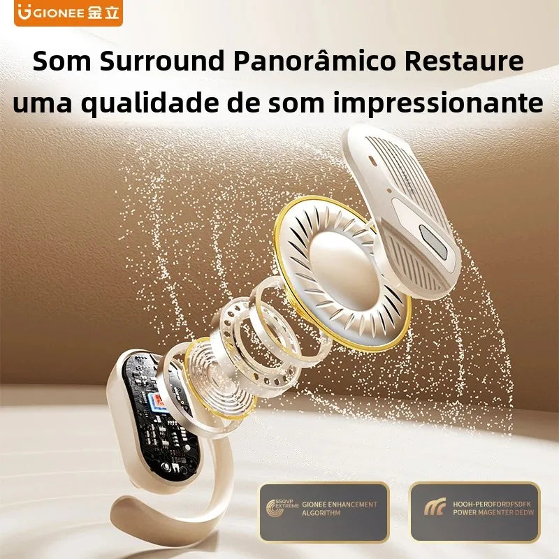 Fone de ouvido bluetooth com estojo de carga 5.3 Esportivos