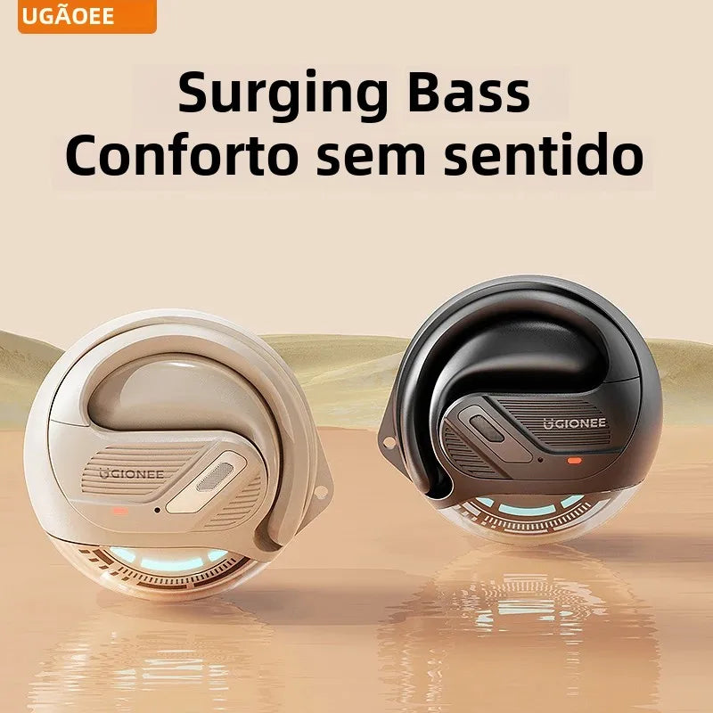 Fone de ouvido bluetooth com estojo de carga 5.3 Esportivos