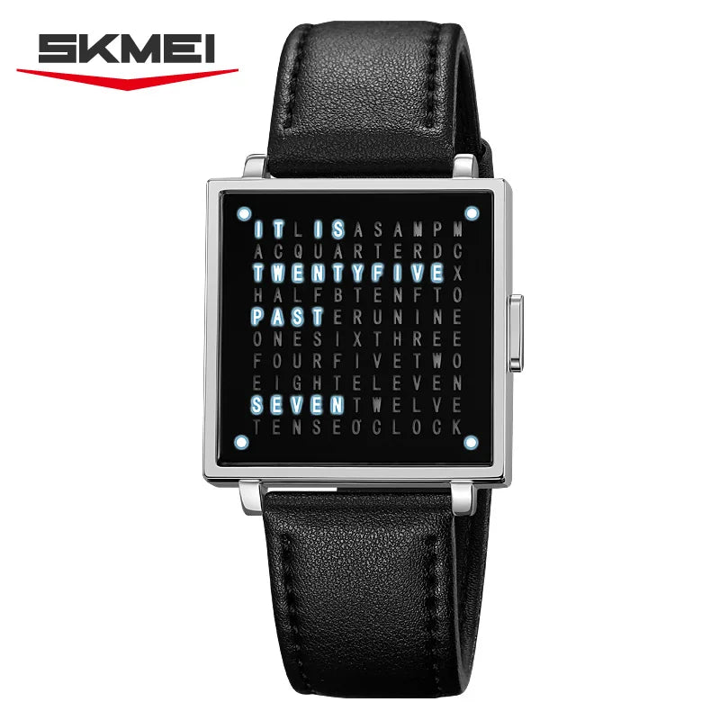 SKMEI 2388 Relógio Eletrônico de Pulso Digital de Luxo