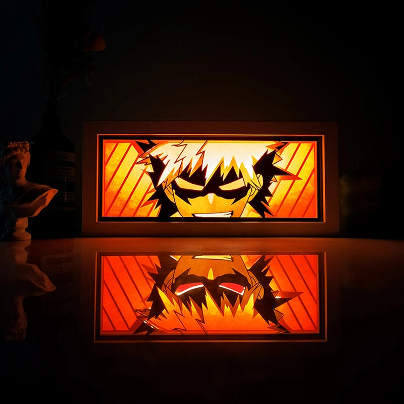 Caixa de Decoração estilo anime Dragon ball com controle remoto