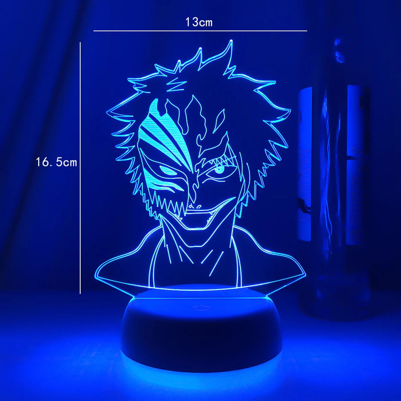 Lâmpadas para Decoração de Quarto Luz Noturna Anime Bleach