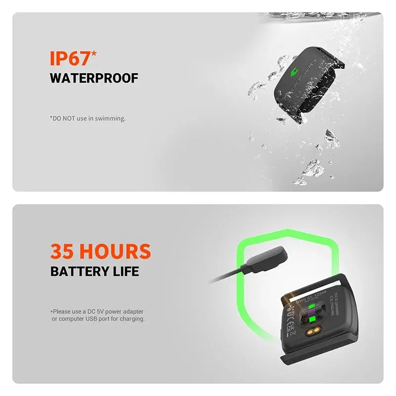 COOSPO HW9 Braçadeira Monitor de Frequência Cardíaca