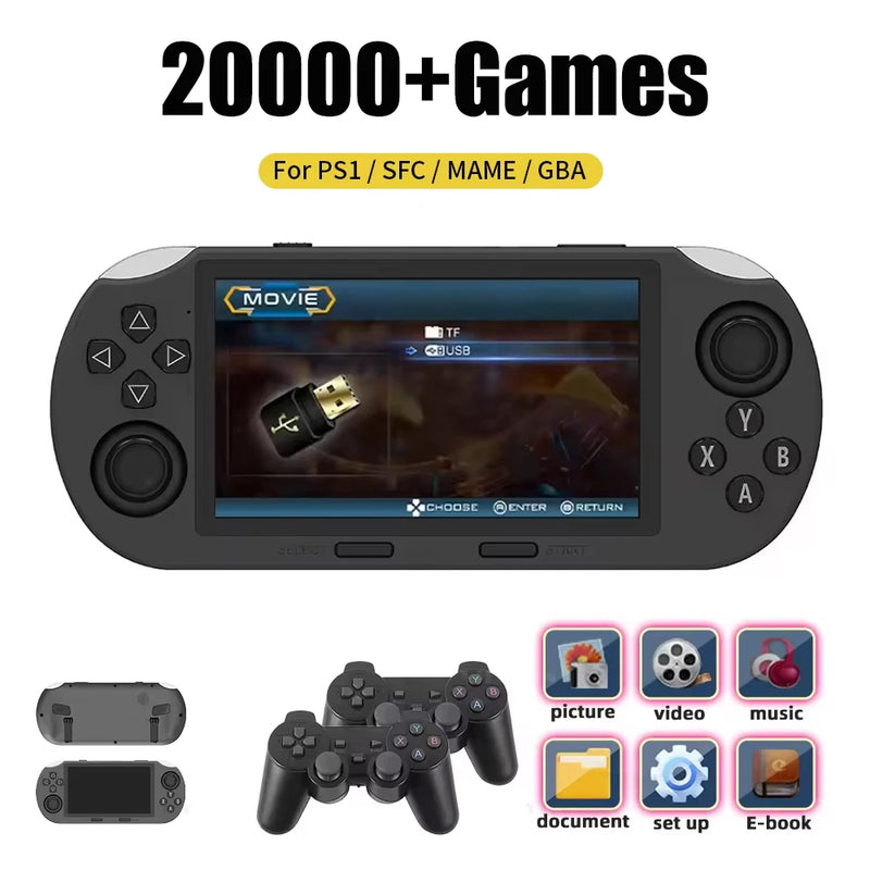 Console de videogame retrô integrado Mais de 20.000 jogos para PS1/GBA/SFC