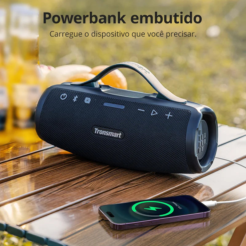 Tronsmart Mirtune S100 Speaker 50W Bluetooth Speaker com IPX7 à prova d'água