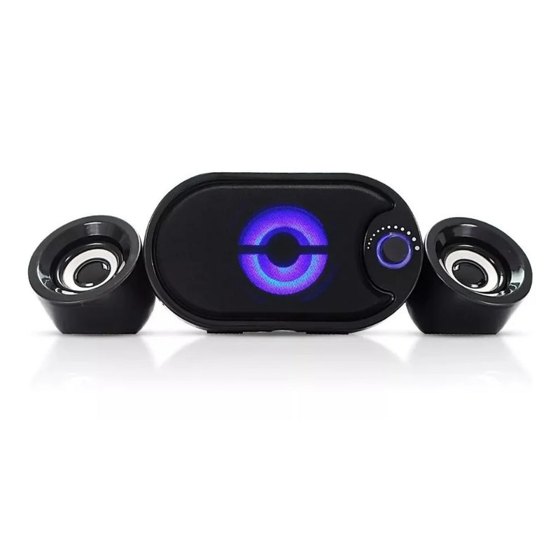 Caixa de Som Portátil com Subwoofer Potente para PC e Notebook