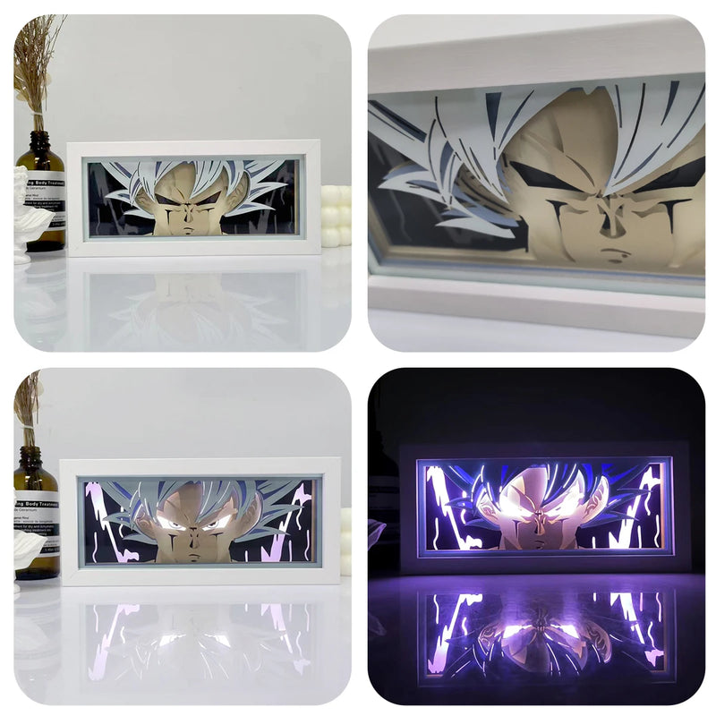Caixa de Decoração estilo anime Dragon ball com controle remoto