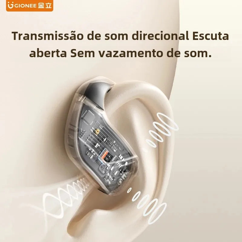 Fone de ouvido bluetooth com estojo de carga 5.3 Esportivos
