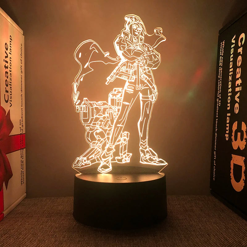 Lâmpada Led Para Decoração 23Modelos Figura 3d