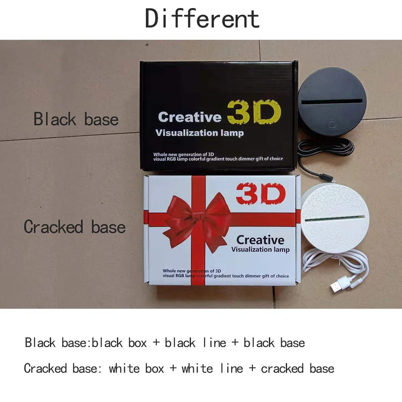 Lâmpada Led Para Decoração 23Modelos Figura 3d