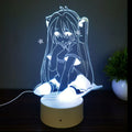Luminária LED Luz Noturna Sala  Anime Hatsune Miku