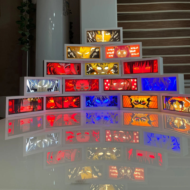 Caixa de Decoração estilo anime Dragon ball com controle remoto