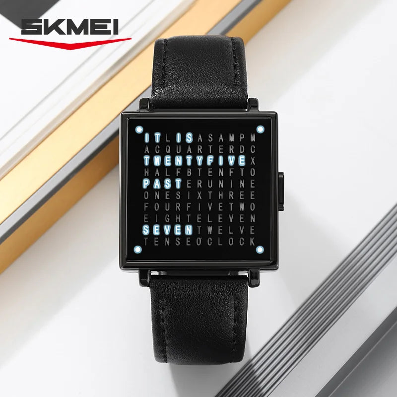 SKMEI 2388 Relógio Eletrônico de Pulso Digital de Luxo