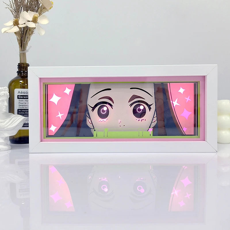 Caixa de Decoração estilo anime Dragon ball com controle remoto