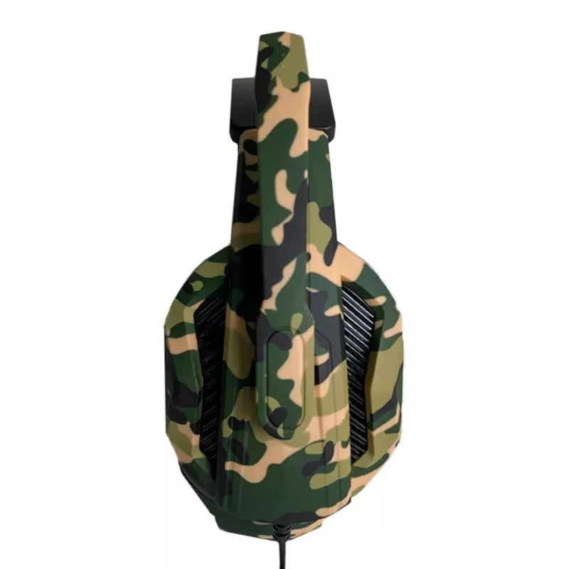 Camouflage Gamer Headset With Mic PS4 Xbox One Series PC