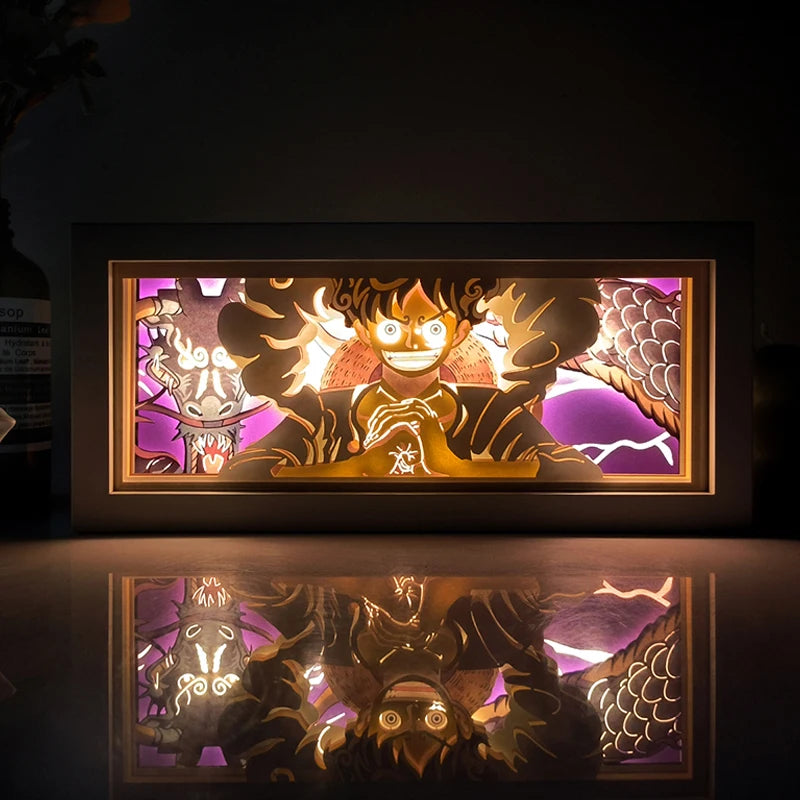 Caixa de Decoração estilo anime Dragon ball com controle remoto