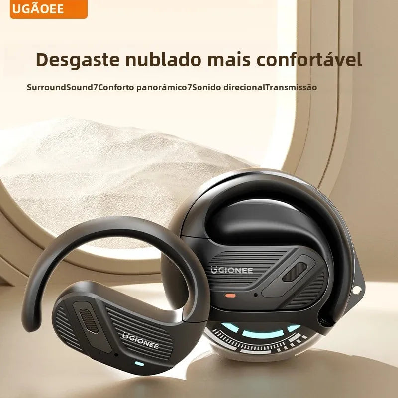 Fone de ouvido bluetooth com estojo de carga 5.3 Esportivos