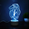 Luminária LED Luz Noturna Sala  Anime Hatsune Miku