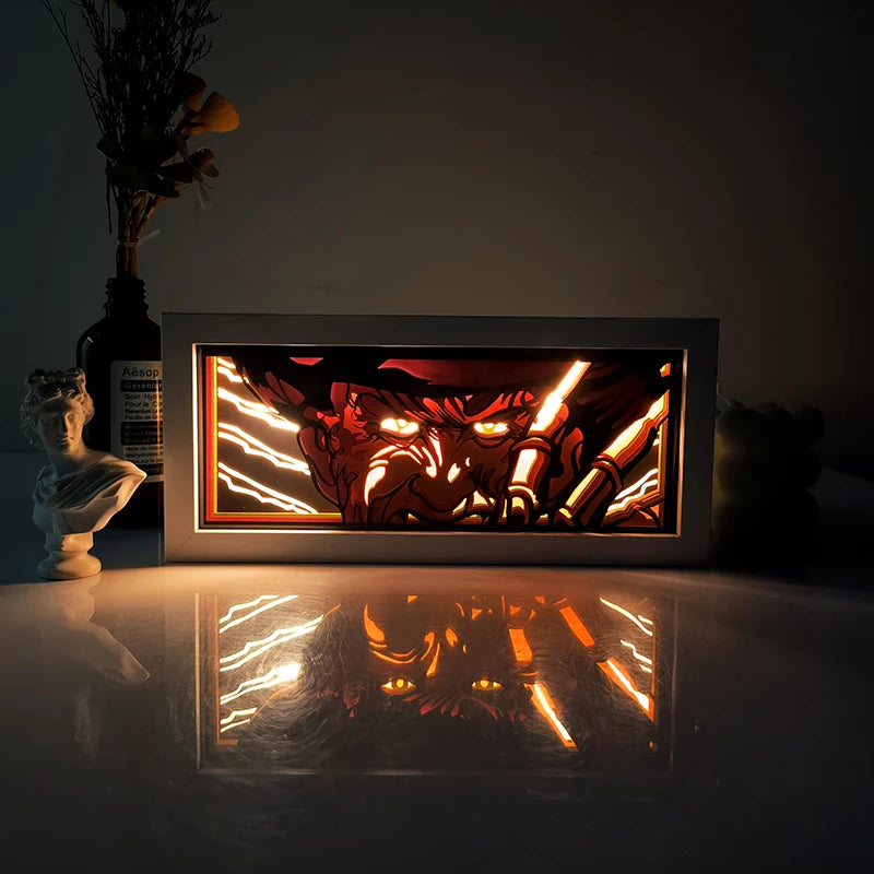 Caixa de Decoração estilo anime Dragon ball com controle remoto