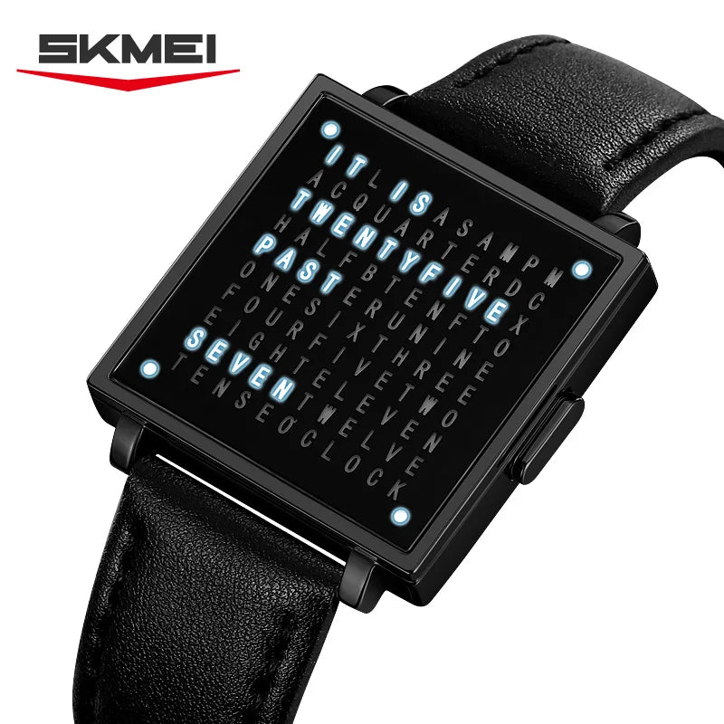 SKMEI 2388 Relógio Eletrônico de Pulso Digital de Luxo