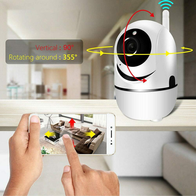 Babá Eletrônica Câmera Wifi Sem Fio Visão Noturna Microfone