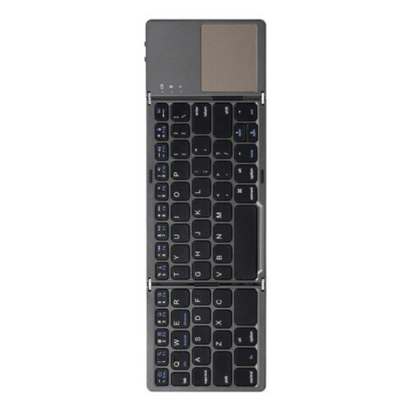 Mini Teclado Touch Dobrável Bluetooth Para Celular